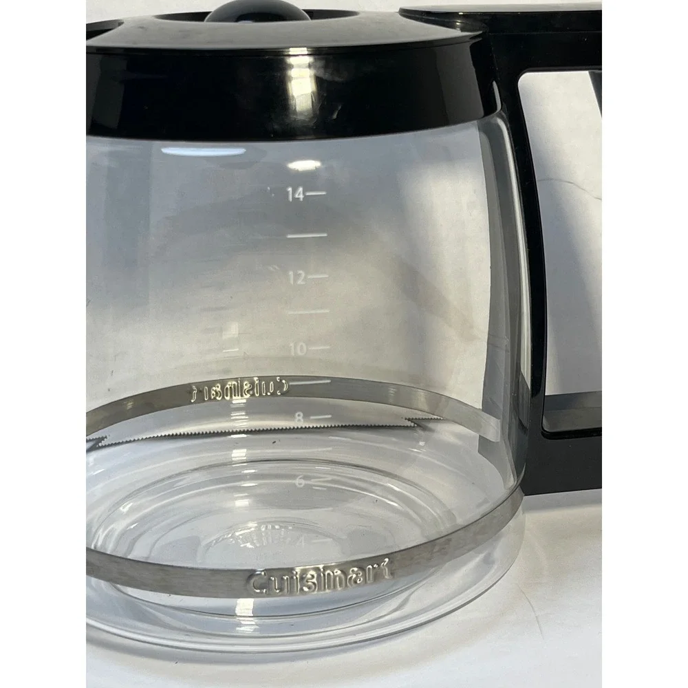 Cuisinart 14 Cup Glass Coffee Carafe Replacement Black Stainless CM923/032-#1